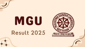 MGU Result 2025 Out at mgu.ac.in Direct Link to Download 3rd Semester Result
