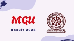 MGU Result 2025 Released at mgu.ac.in Direct Link to Download 3rd Semester Result