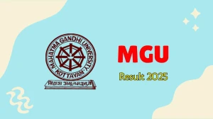 MGU Result 2025 Released at mgu.ac.in Direct Link to Download 4th Semester Result