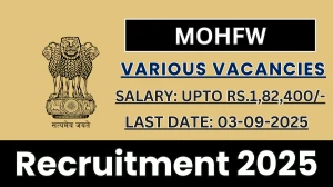MOHFW Recruitment 2025 - Apply Offline for 04 Assistant Professor, Research lnvestigator and More Posts MOHFW Recruitment 2025 - Apply Offline for 04 Assistant Professor, Research lnvestigator and More Posts