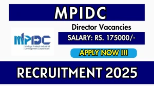 MPIDC Director Recruitment 2025 - Apply Offline for 01 Posts MPIDC Director Recruitment 2025 - Apply Offline for 01 Posts