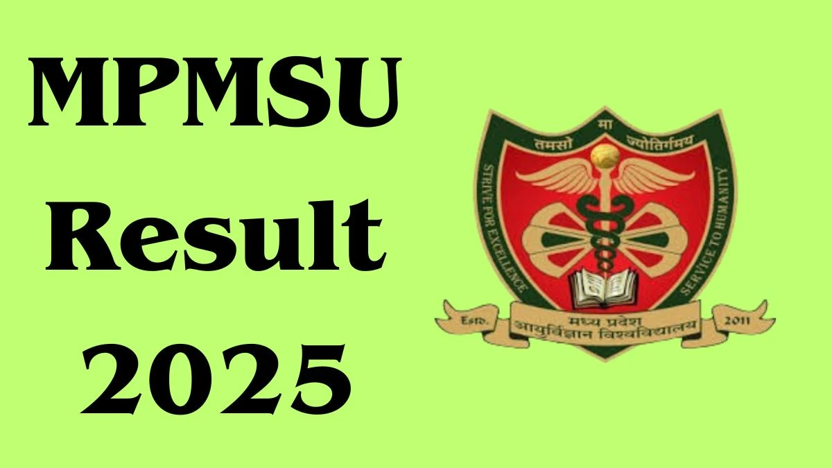 MPMSU Result 2025 Released at mpmsu.edu.in Direct Link to Download UG Course Result