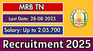 MRB TN Assistant Medical Officer Recruitment 2025 - Apply Online for 2 Posts