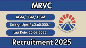 MRVC AGM/ JGM/ DGM Recruitment 2025 - Apply Offline