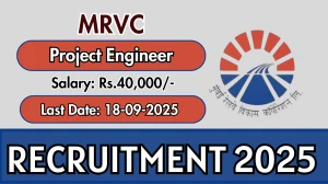 MRVC Project Engineer Recruitment 2025 - Apply Offline