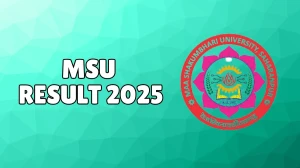 MSU Result 2025 Out at msuresults.com Direct Link to Download 2nd, 4th, 6th Sem Result