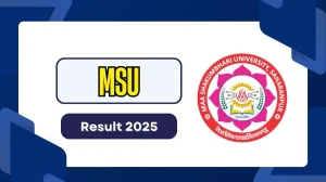 MSU Result 2025 Released at msuresults.com Direct Link to Download 2nd and 4th Sem Result