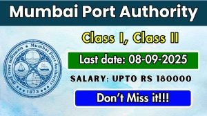Mumbai Port Authority Recruitment 2025 - Apply Online for 05 Class I, Class II Posts