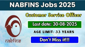 NABFINS Customer Service Officer Recruitment 2025 - Apply Online