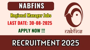 NABFINS Regional Manager Recruitment 2025 - Apply Online