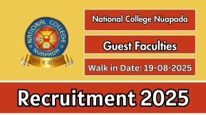 National College Nuapada Guest Faculties Recruitment 2025 – Walk in