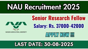 NAU Senior Research Fellow Recruitment 2025 - Apply Offline NAU Senior Research Fellow Recruitment 2025 - Apply Offline