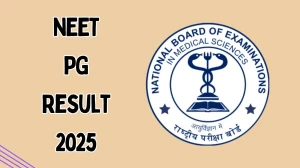 NEET PG Result 2025 Out at natboard.edu.in Direct Link to Download Result