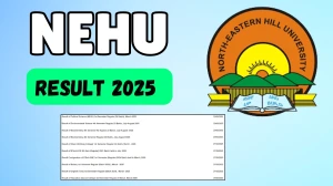 NEHU Result 2025 Released at nehu.ac.in Direct Link to Download 1st and 4th Semester Result