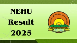 NEHU Result 2025 Released at nehu.ac.in Direct Link to Download 1st Semester Result
