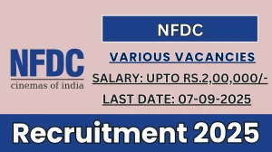 NFDC Recruitment 2025 - Apply Online for 06 Senior Programmer, Head and More Posts