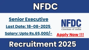 NFDC Senior Executive Recruitment 2025 - Apply Offline