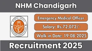NHM Chandigarh Emergency Medical Officer Recruitment 2025 – Walk in
