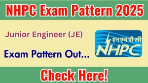 NHPC JE Exam Pattern 2025