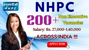 NHPC Non Executive Recruitment 2025 - Apply Online for 248 Posts by Oct 01