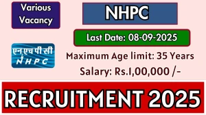 NHPC Recruitment 2025 - Apply Online for Field Engineer, Medical Officer Posts