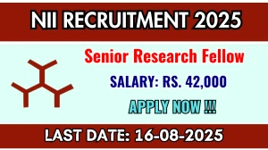 NII Senior Research Fellow Recruitment 2025 - Apply Offline NII Senior Research Fellow Recruitment 2025 - Apply Offline