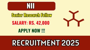 NII Senior Research Fellow Recruitment 2025 - Apply Offline NII Senior Research Fellow Recruitment 2025 - Apply Offline