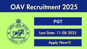 OAV PGT Recruitment 2025 - Apply Offline OAV PGT Recruitment 2025 - Apply Offline