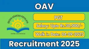 OAV PGT Recruitment 2025 – Walk in OAV PGT Recruitment 2025 – Walk in