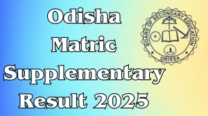 Odisha Matric Supplementary Result 2025 Out at bseodisha.nic.in Direct Link to Download Result
