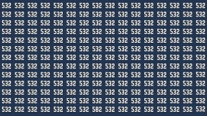 Optical Illusion 7 Seconds Challenge: Only People with Eagle Eyes Can spot the Number 582