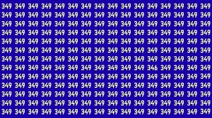 Optical Illusion 8 Seconds Challenge: Only People with Eagle Eyes Can spot the Number 346s
