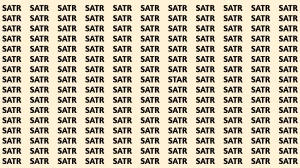 Optical Illusion Visual Test: Within 5 Seconds Spot The Word STAR among SATRs