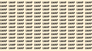 Optical Illusion Visual Test: Within 8 Seconds Spot The Word LAMP among LMAPs