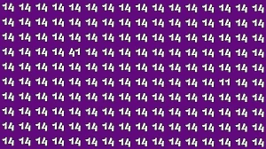 Optical Illusion: Within 5 Seconds Spot The Number 41 and 11 among 14