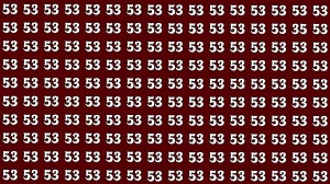 Optical Illusion: Within 6 Seconds Spot The Number 33 and 35 among 53s