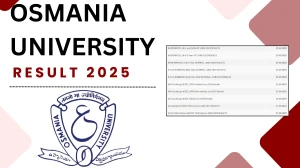Osmania University Result 2025 Released at osmania.ac.in Direct Link to Download UG Course Result