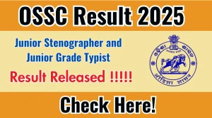 OSSC Junior Stenographer and Junior Grade Typist Result 2025 Out at ossc.gov.in, Direct Link to Download Result PDF Here
