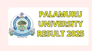 Palamuru University Result 2025 Released at palamuruuniversity.com Direct Link to Download 1st and 3rd Semester Result