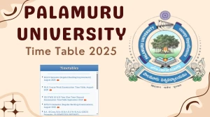 Palamuru University Time Table 2025 Announced @ palamuruuniversity.com Details Here