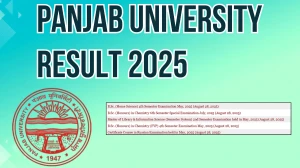 Panjab University Result 2025 Released at puexam.in Direct Link to Download 1st, 2nd, 4th, and 6th Semester Result