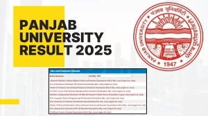 Panjab University Result 2025 Released at puexam.in Direct Link to Download 2nd, 4th, 6th and 8th Semester Result
