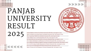 Panjab University Result 2025 Released at puexam.in Direct Link to Download 2nd, and 4th Semester Result