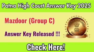 Patna High Court Mazdoor (Group C) Answer Key 2025 Released – Download at patnahighcourt.gov.in Patna High Court Mazdoor (Group C) Answer Key 2025 Released – Download at patnahighcourt.gov.in