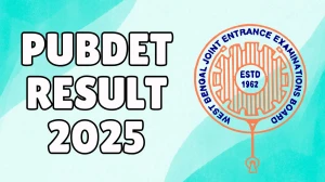 PUBDET Result 2025 Out at wbjeeb.nic.in Direct Link to Download Result