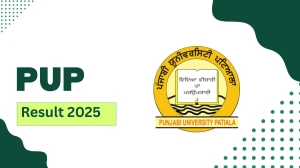 PUP Result 2025 Out at pupexamination.ac.in Direct Link to Download 1st, 2nd, 3rd, 4th, 5th, 6th Sem Result