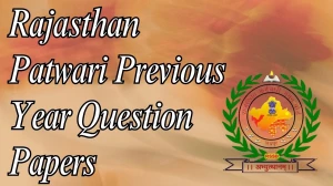 Rajasthan Patwari Previous Year Question Papers PDF with Answers Download
