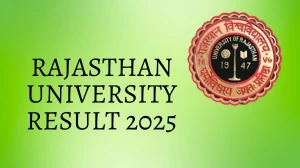 Rajasthan University Result 2025 Released at uniraj.ac.in Direct Link to Download 2nd, 4th, 6th Sem Result