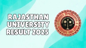 Rajasthan University Result 2025 Released at uniraj.ac.in Direct Link to Download 2nd and 4th Sem Result