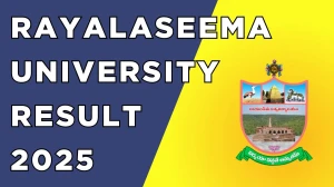 Rayalaseema University Result 2025 Released at ruk.ac.in Direct Link to Download 1st Semester Result